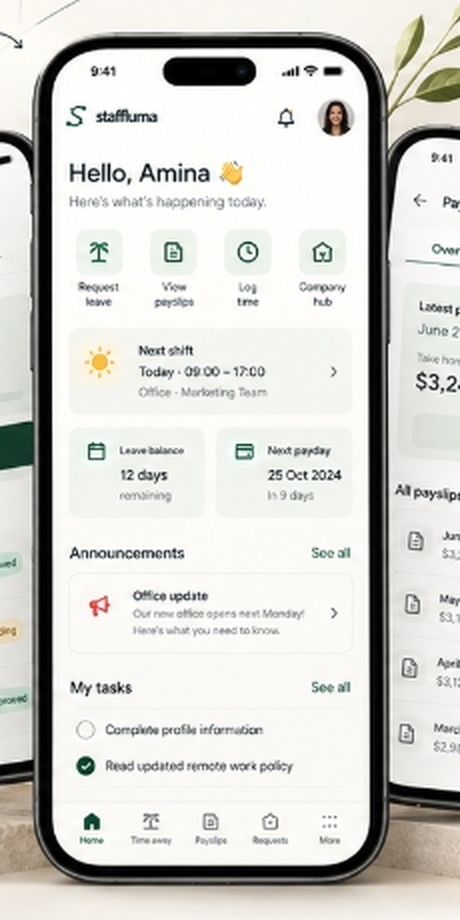 Employee Home Dashboard